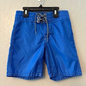 Birdwell beach britches royal blue boys made in the USA (Cali) swim trunks sz 7